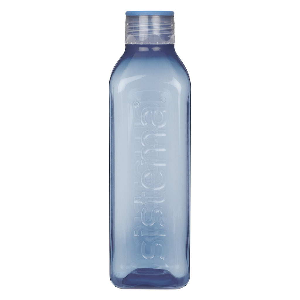 Sistema Water Bottle, Square, 1 L - Mountain Blue