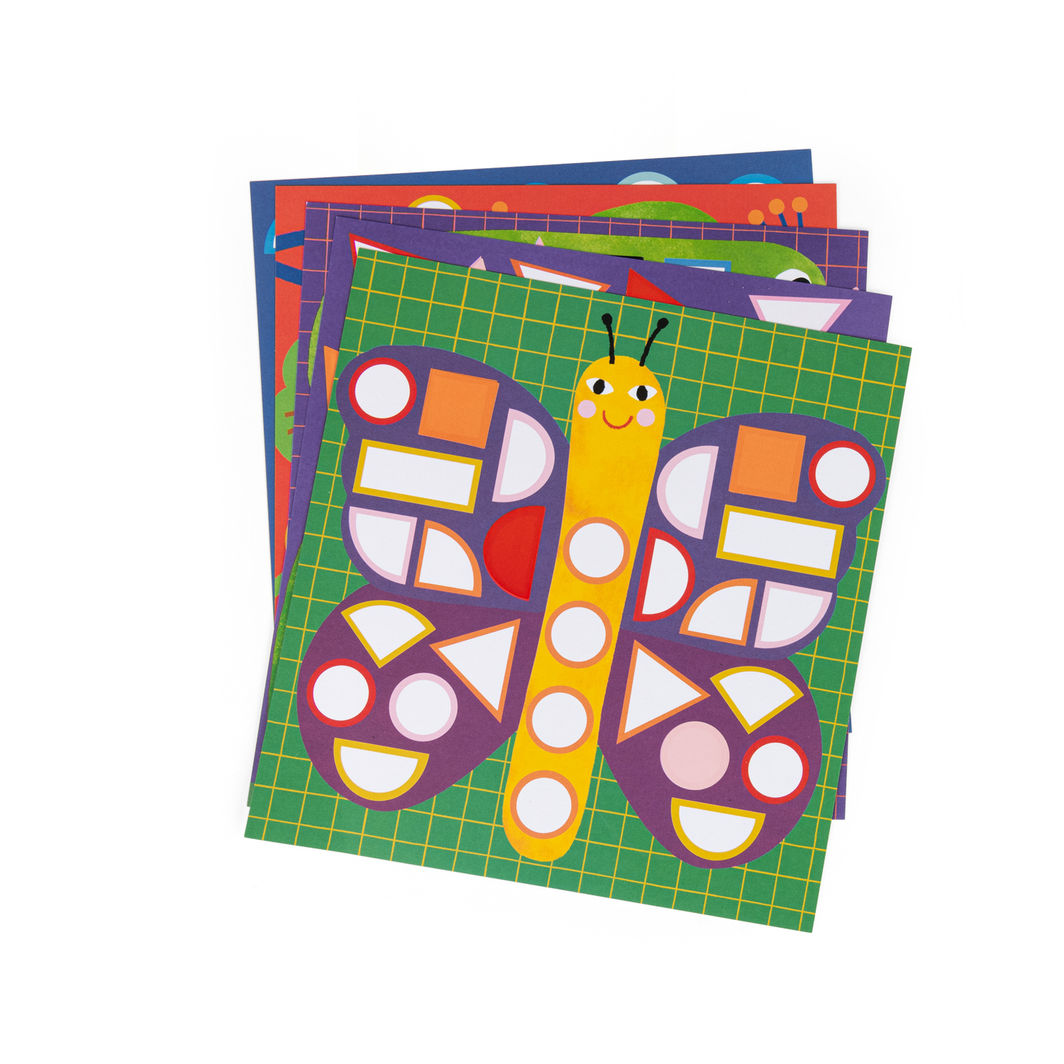 Moulin Roty - Stickers 300 pcs - Geometry - Les Toupitis