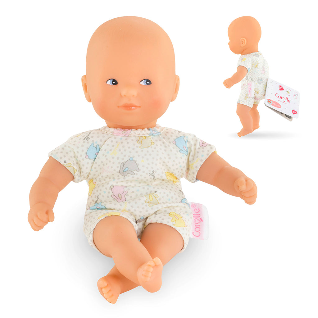 Corolle Baby Doll Mon Premier 20 cm, Mini Calin Rabbits Blue Eye