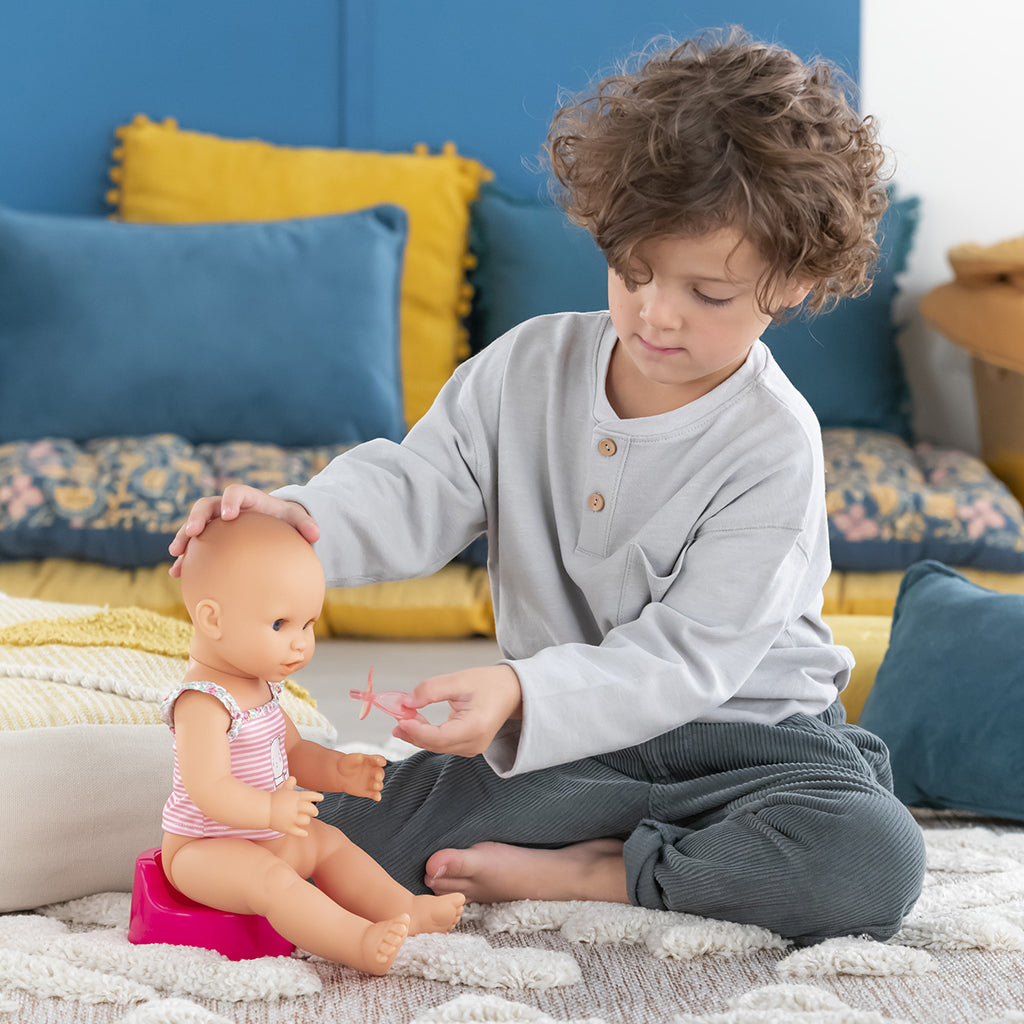 Corolle Baby Doll Mon Grand 36 cm, Emma - Bath Doll That Drinks and Wets