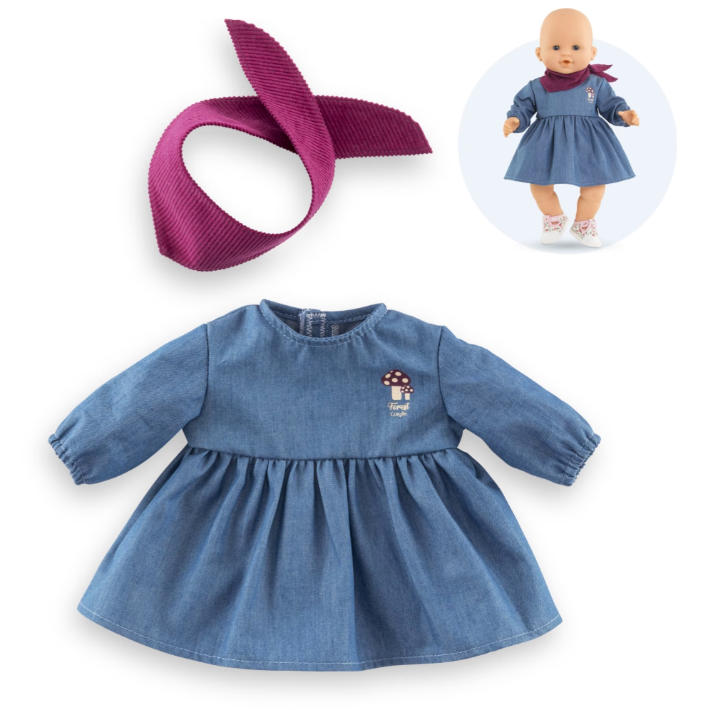 Cor.MGP 14" Long-Sleeved Dress + Scarf-LE