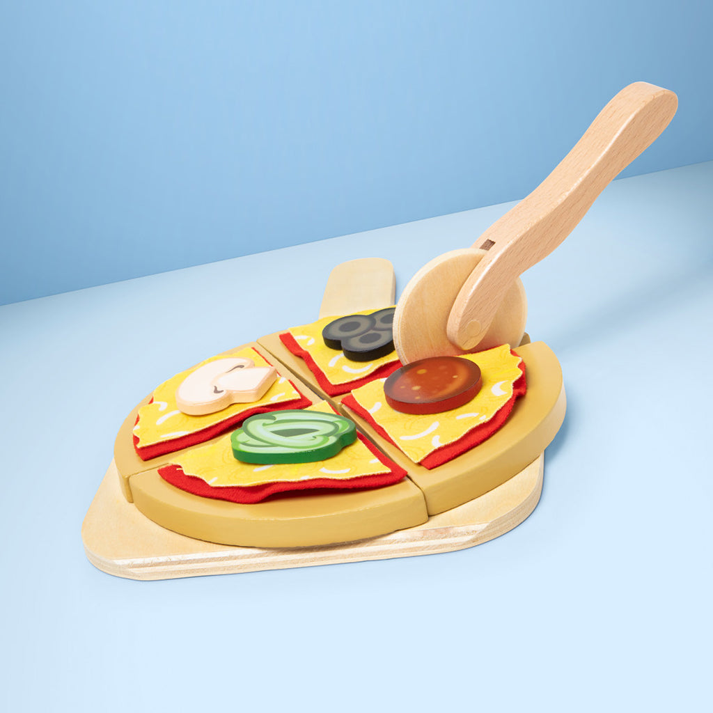 Melissa & Doug Play Food, Build-Your-Own Pizza Set - 41 Pieces