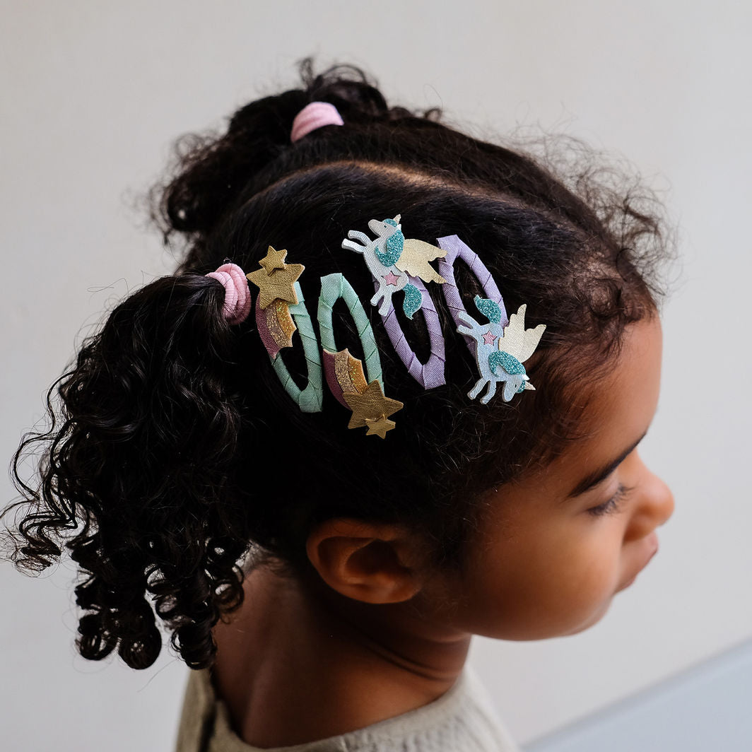 Mimi & Lula 4 Hair Clips, My Little Unicorn