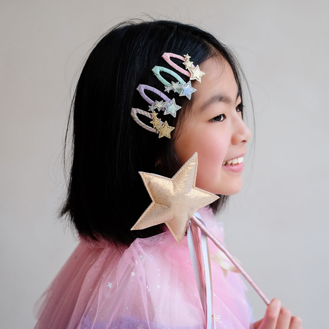 Mimi & Lula 4 Hair Clips, Trailing Star My Little Unicorn