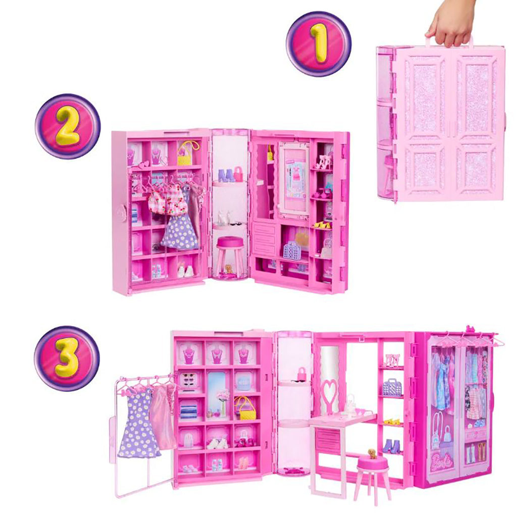 Barbie Fashion Wardrobe with One Doll