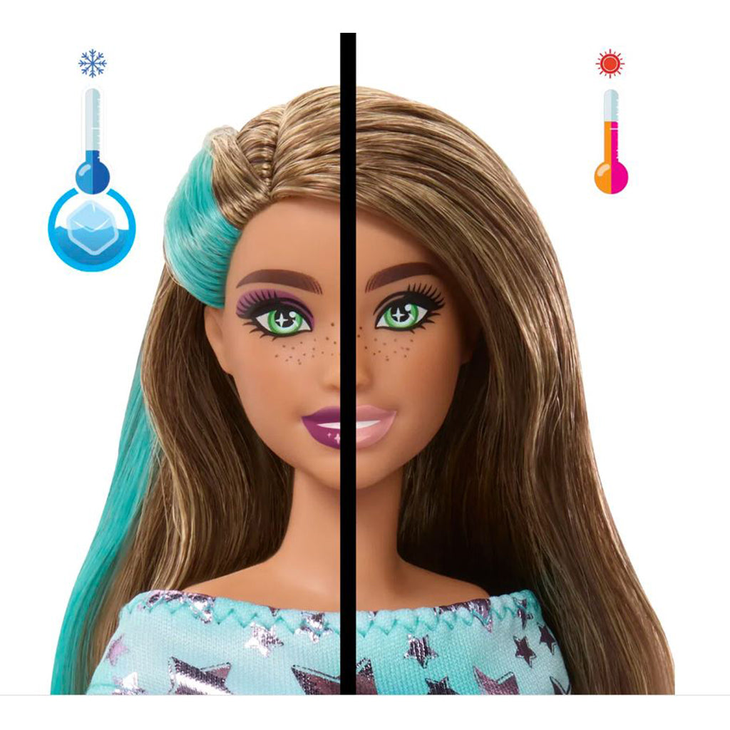 Barbie Party Unboxed Doll with Brown Hair and 10 Surprises