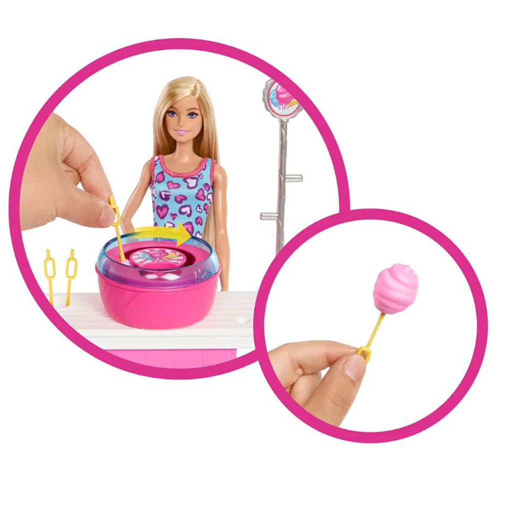 Barbie Mysteries, Candyfloss & Play Set Including 10 Pieces
