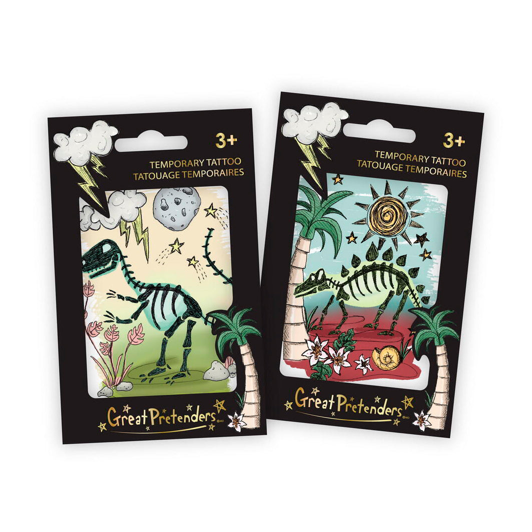 Great Pretenders Tattoo, Dinosaur – Assorted Designs