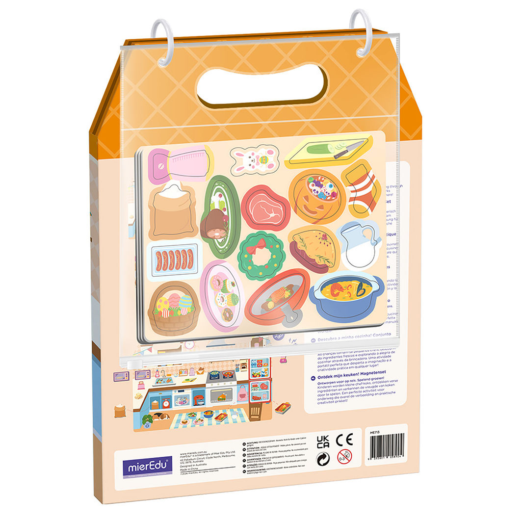 mierEdu Magnetic Playset, My Kitchen