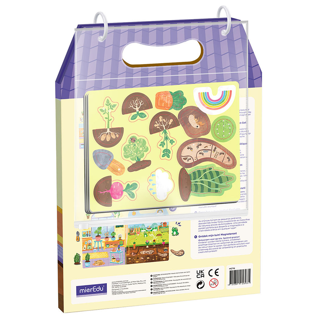 mierEdu Magnetic Playset, My Garden