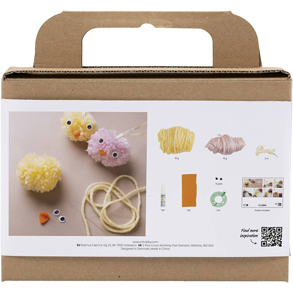Mini DIY Kit Pompon Chicks