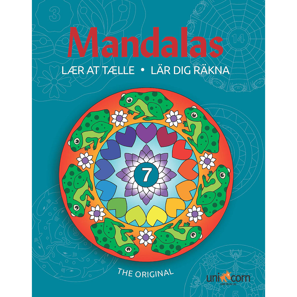 Mandalas Coloring Book, Learn to Count