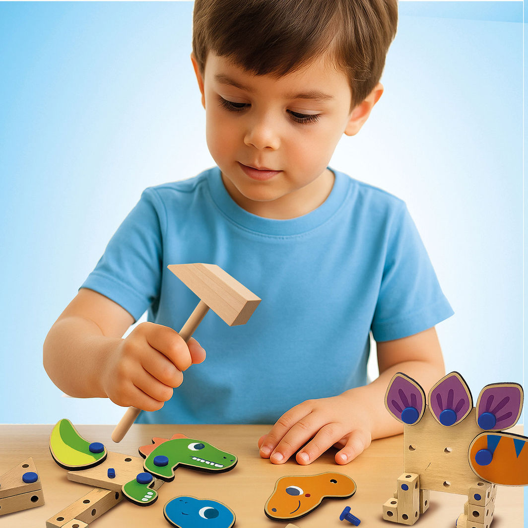 SES Creative Brix Junior, construction toys – Dinosaurs