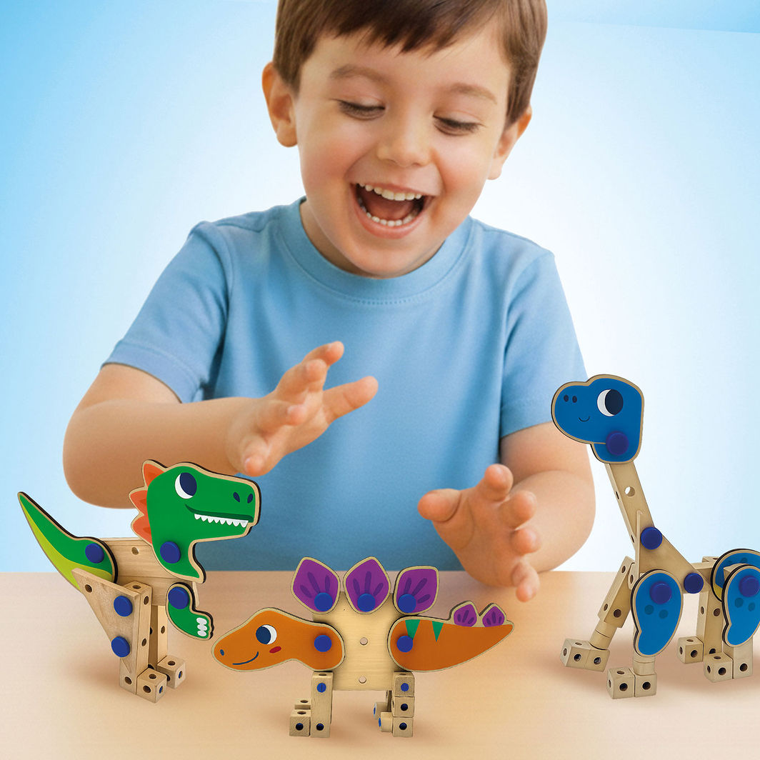 SES Creative Brix Junior, construction toys – Dinosaurs