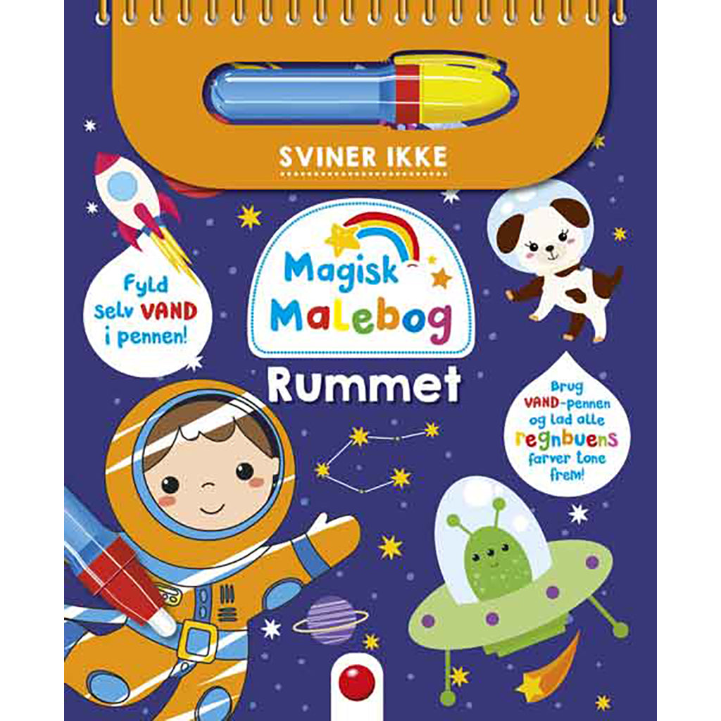 Forlaget Bolden, Magic Coloring Book, Paint with Water - Space Theme