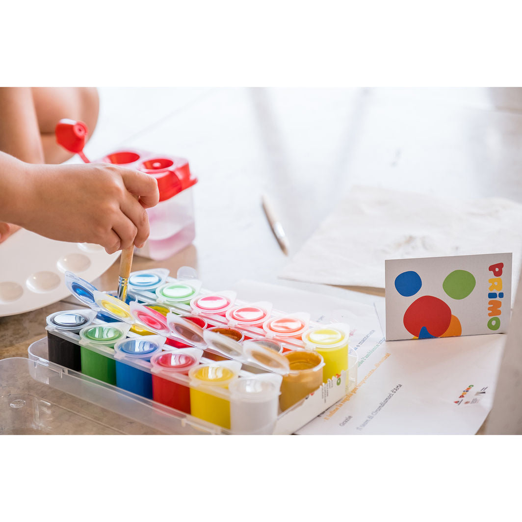 PRIMO - Poster Paint 18 Jars - Metallic Neon