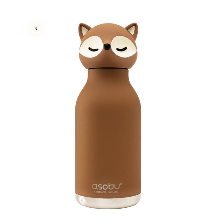 Asobu Bestie Animal Thermal Drink Bottle, 460 ml - Fox