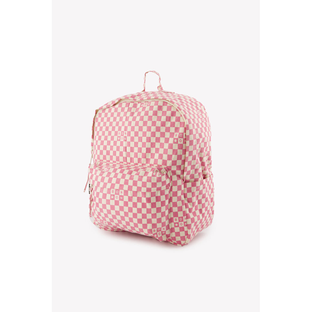 Bonton Backpack, Damier - Rose Clair