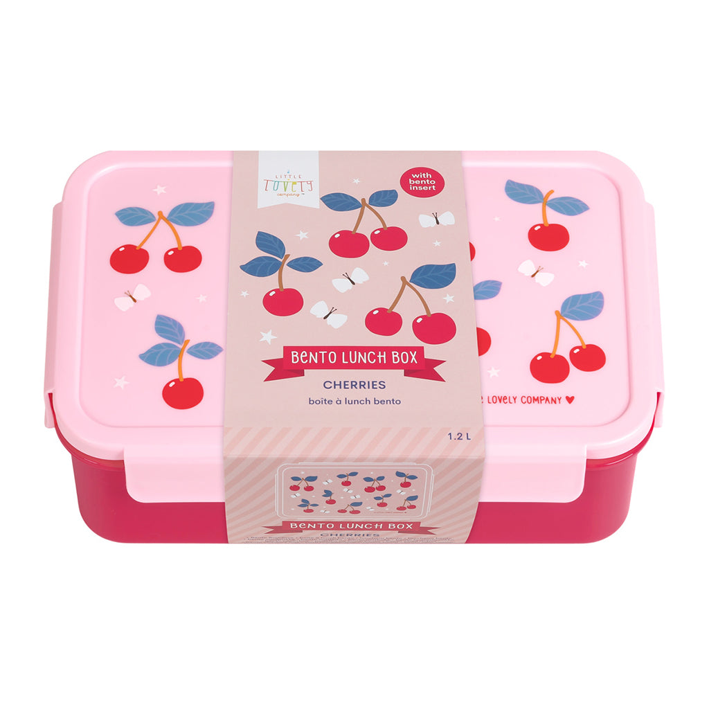 A Little Lovely Company Lunchbox, Bento - Cherry