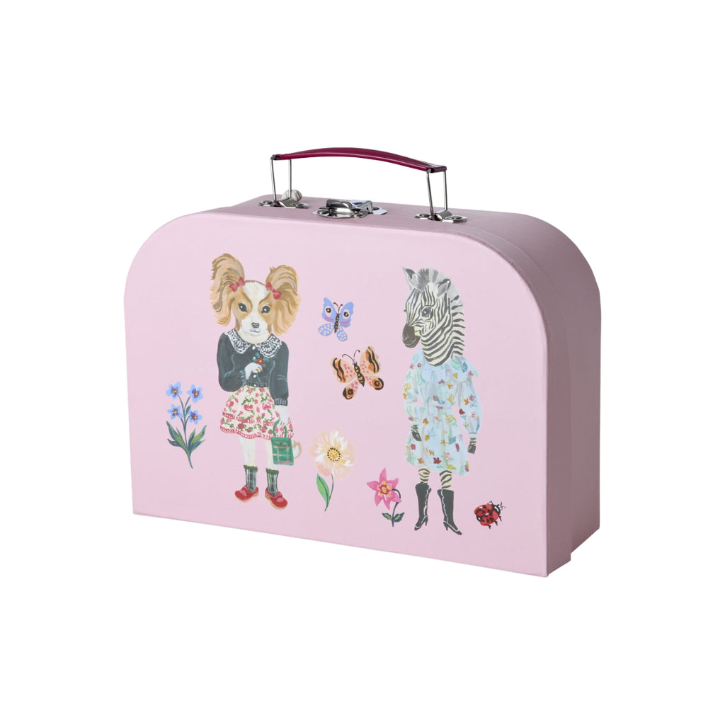 Rice Suitcase Set, 3 pcs, Pink - Nathalie Lété Print