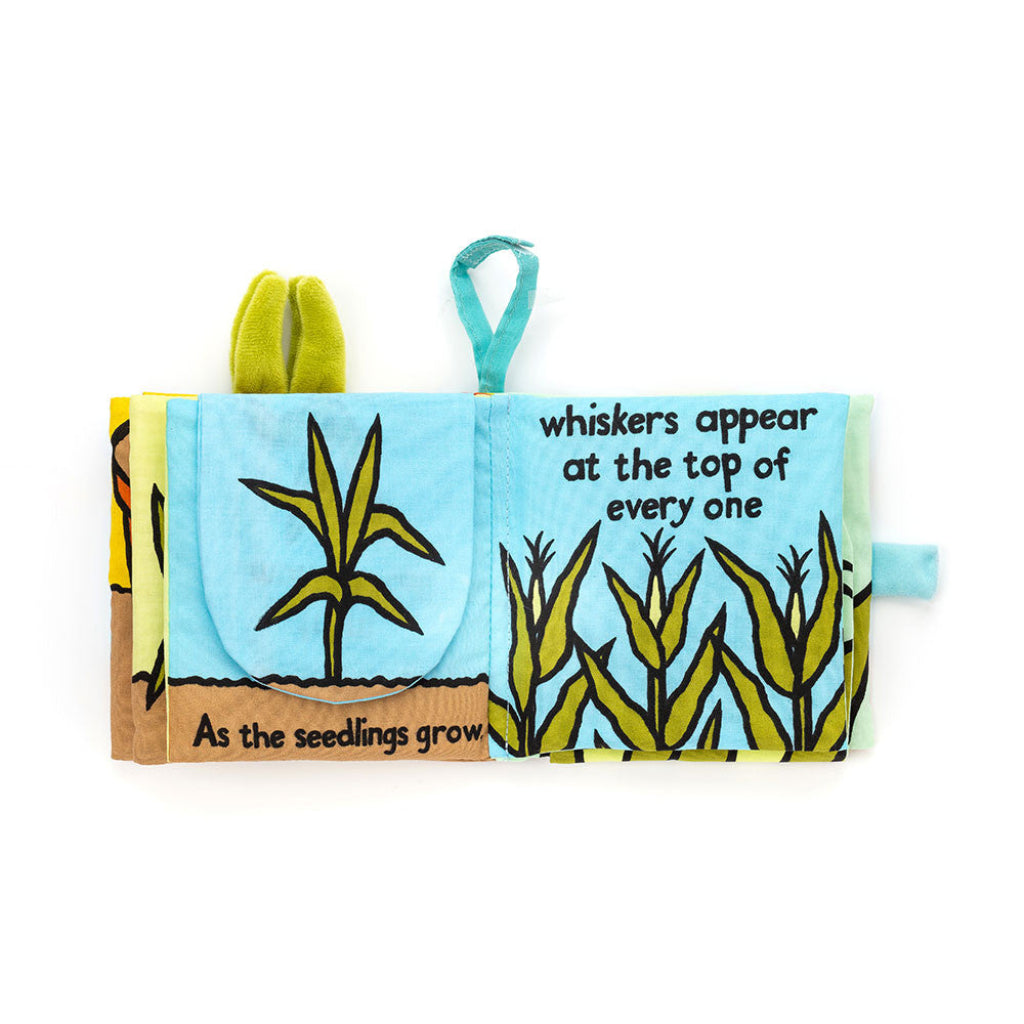 Jellycat Fabric Book, Sweetcorn