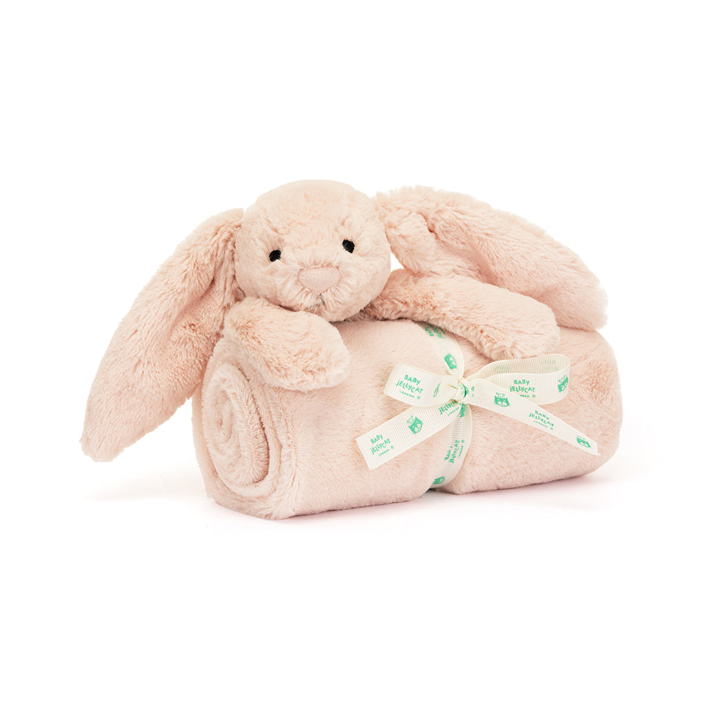 Baby Jellycat Blanket, Bashful Bunny, Blush - 56 cm