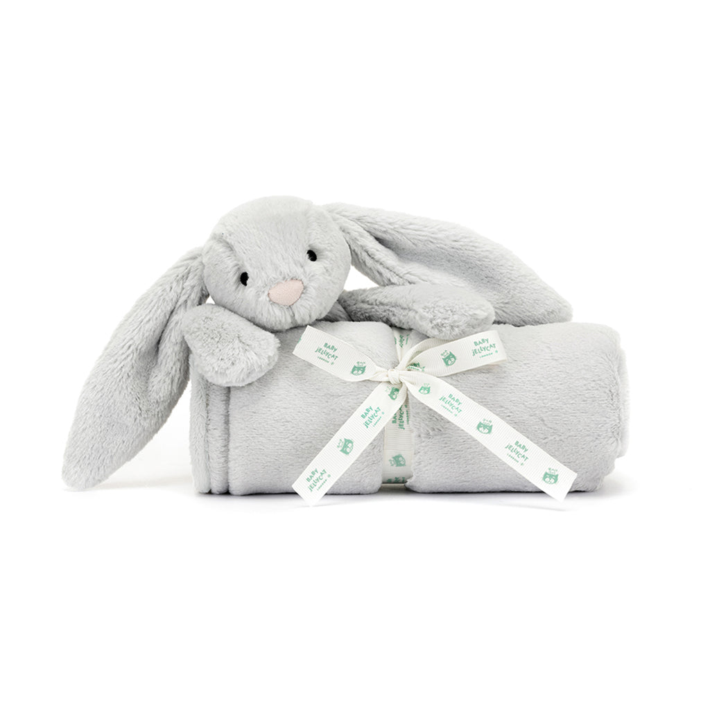 Baby Jellycat Blanket, Bashful Bunny, Silver - 56 cm