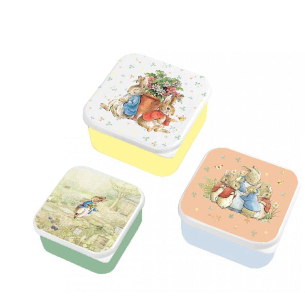 Petit Jour Paris, Peter Rabbit Snack Box Set – 3 Pieces