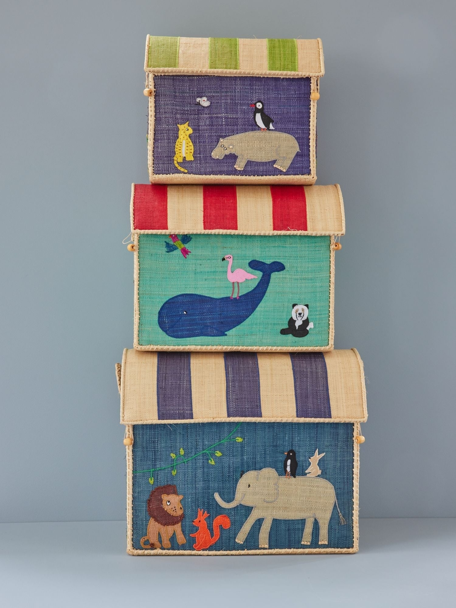 Rice Storage Basket, Animal Design