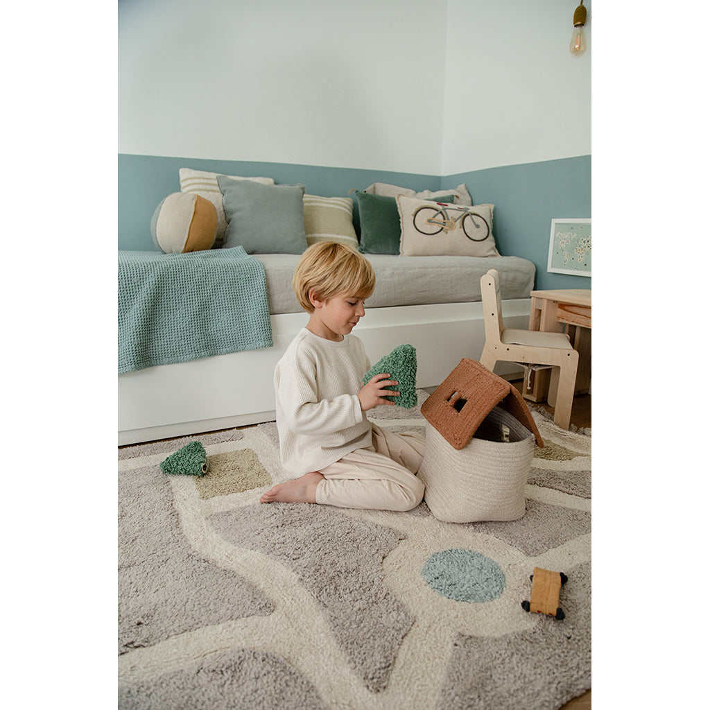 Lorena Canals Washable Play Rug, Carpet, EcoCity - 120 x 170 cm