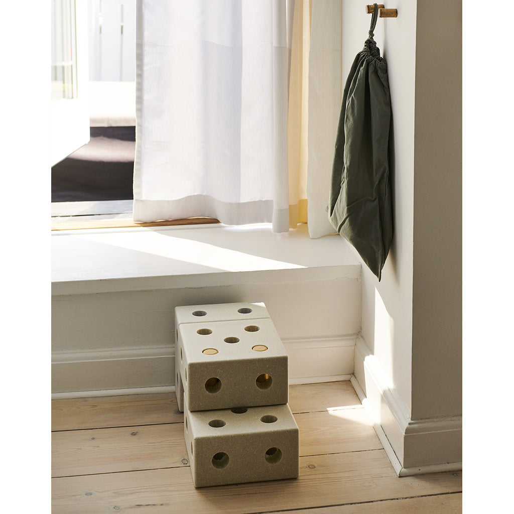 Modu 3-in-1 Walker, Activity Toy in Foam - Sand Grey/ Honey Yellow