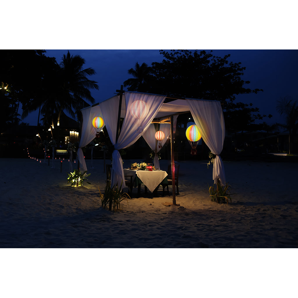 LED Balloon, Travel Light Pink Illumination - 18 cm