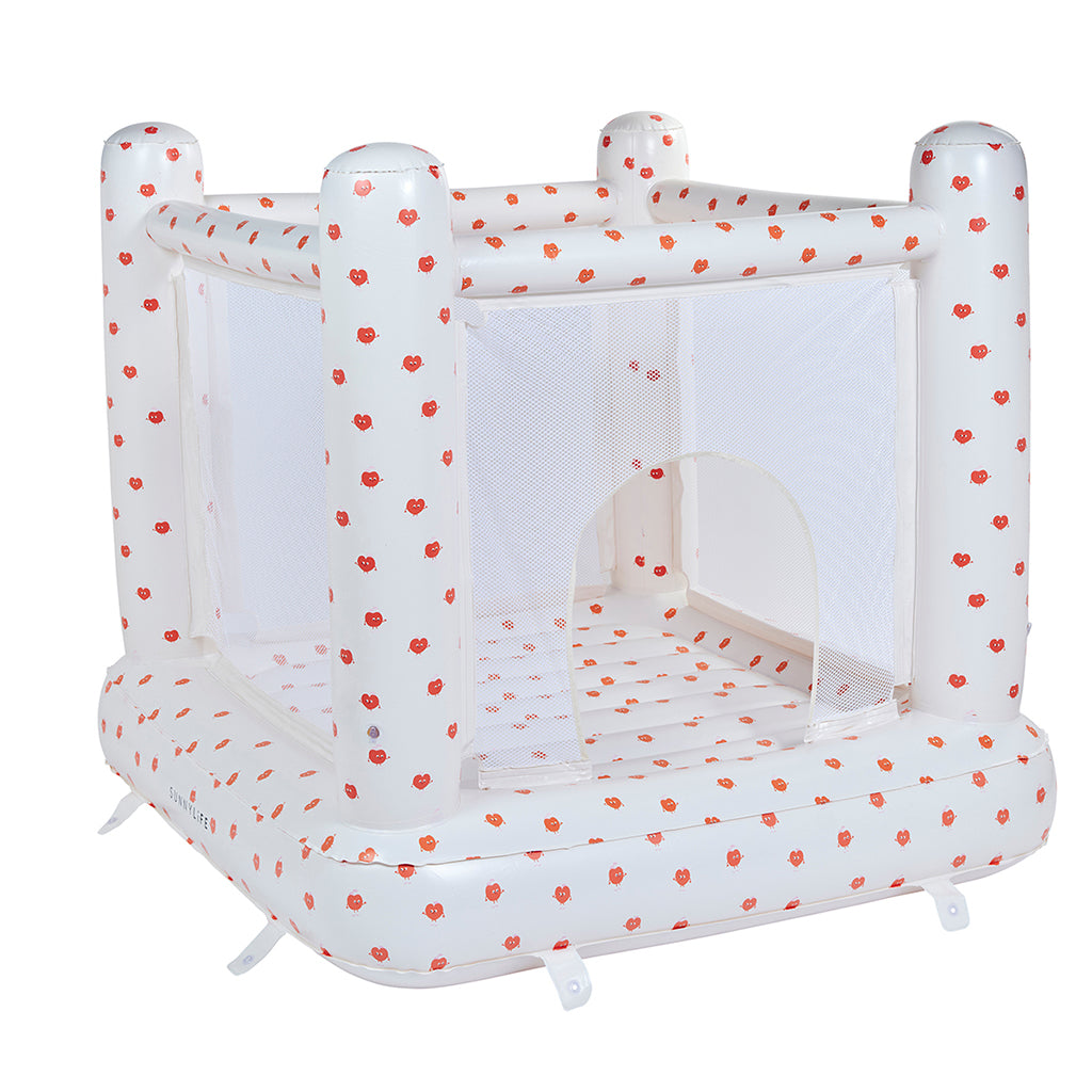 Sunnylife Inflatable Bouncy Castle, Ages 3-6 - Poppy the Peach