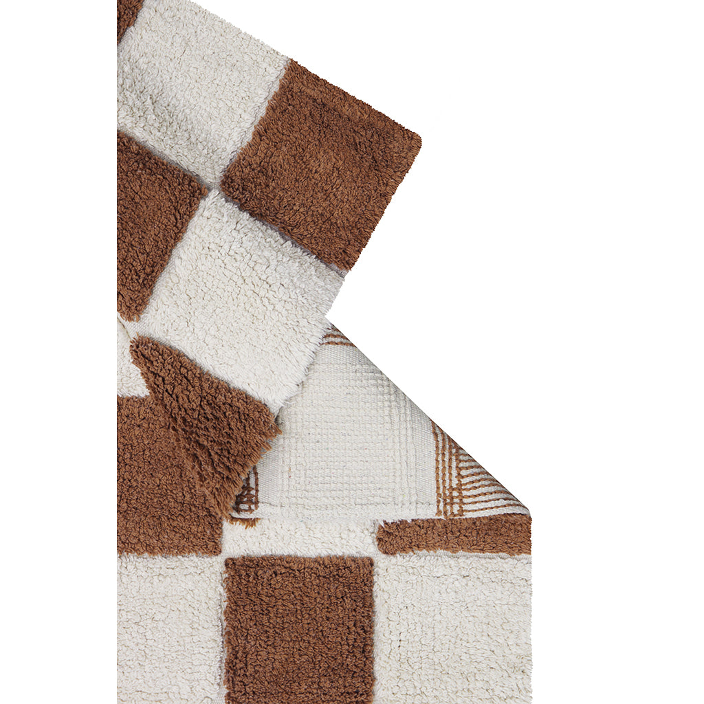 Lorena Canals Washable Rug, Tiles Toffee – Multiple Sizes Available