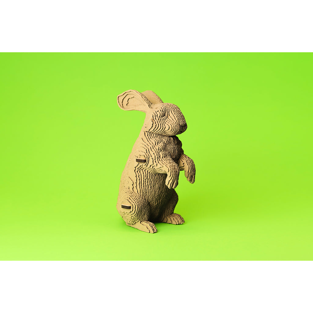 Cartonic 3D Puzzle, DIY Cardboard Art Sculpture - Rabbit