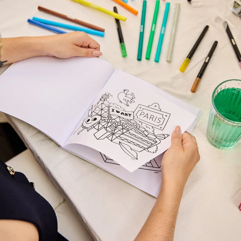 Omy Coloring Book, Cozy Art - Paris