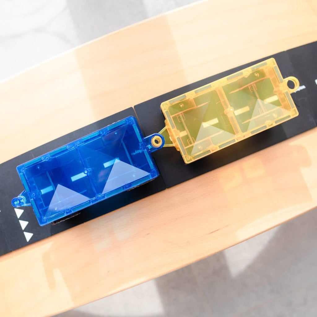 Connetix Car Pack, Magnetic Cars Set of 2 - Rainbow