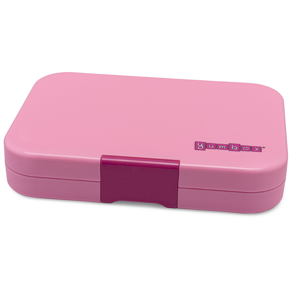 Yumbox XL Lunchbox with 4 Compartments, Tapas - Capri Pink/ Rainbow Tray