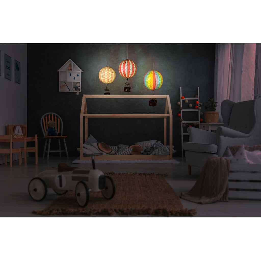 LED Balloon, Jules Verne Blue - 42 cm