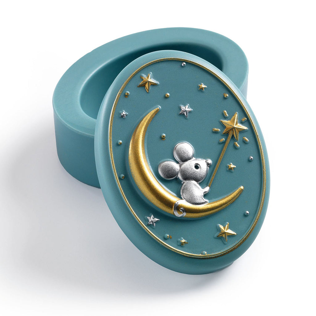 Djeco Tooth Fairy Box, Mouse - Pastel Colors