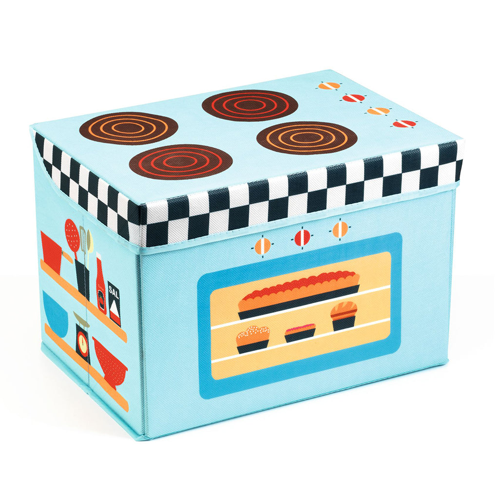 Djeco Toy Box/Stool - Stove