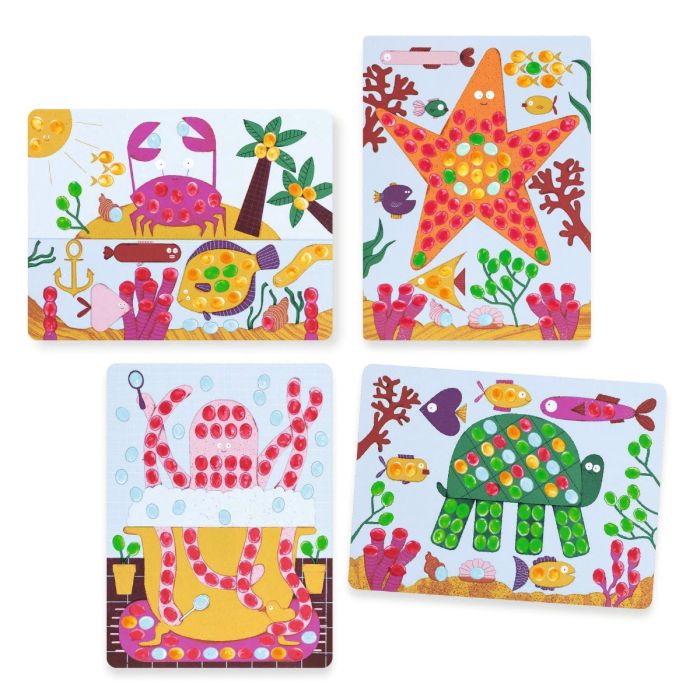 Djeco Finger Paint, Dots and Fish