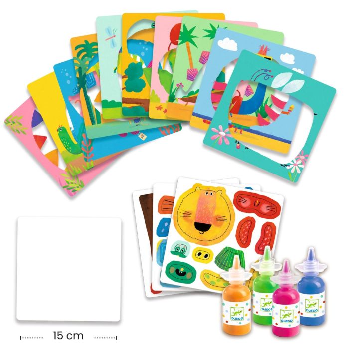 Djeco Finger Painting with Silly Animals