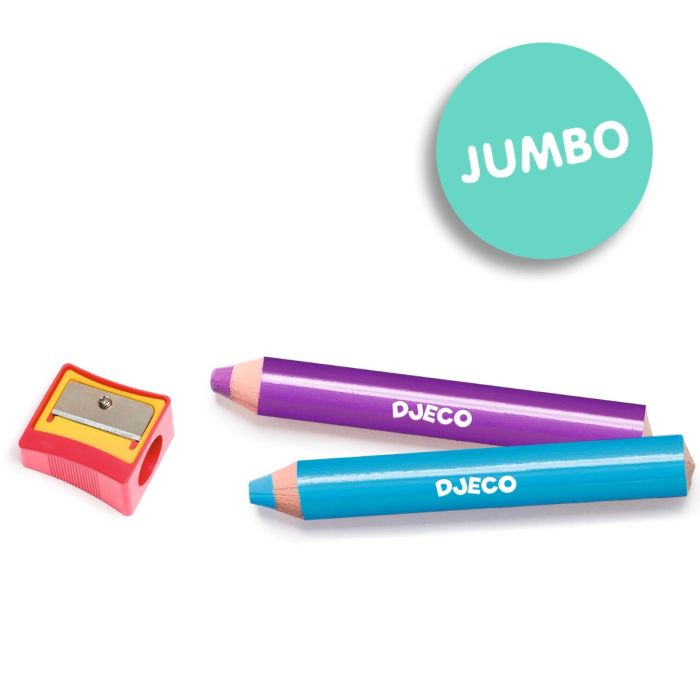 Djeco 12 Jumbo Wax Crayons