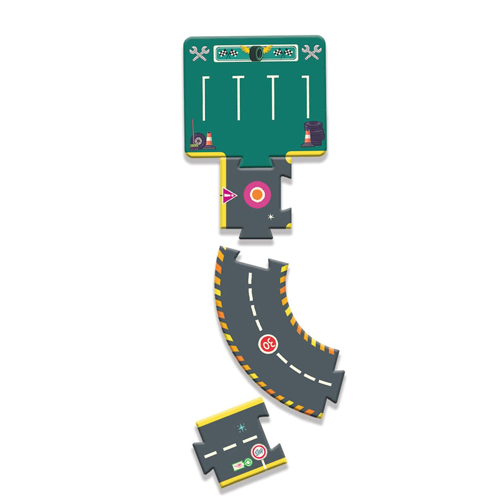 Djeco Crazy Motors Puzzle, Road - 26 Pieces