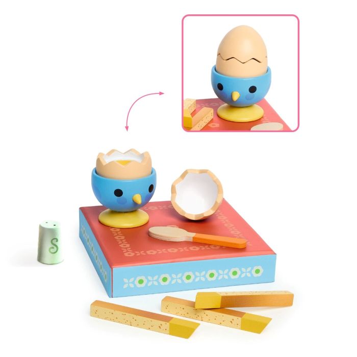 Djeco P’TI SET Play Food, Eggs