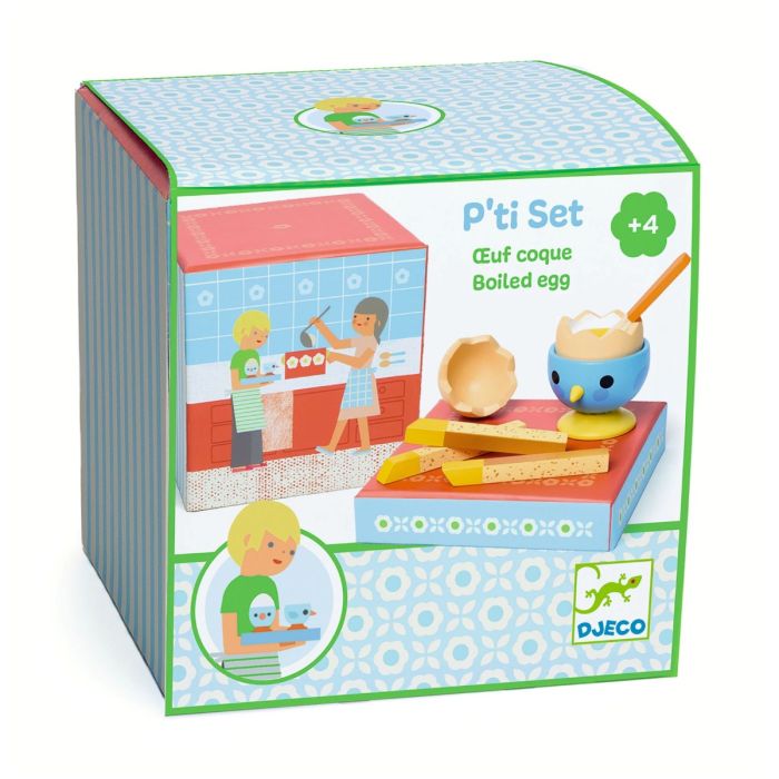 Djeco P’TI SET Play Food, Eggs
