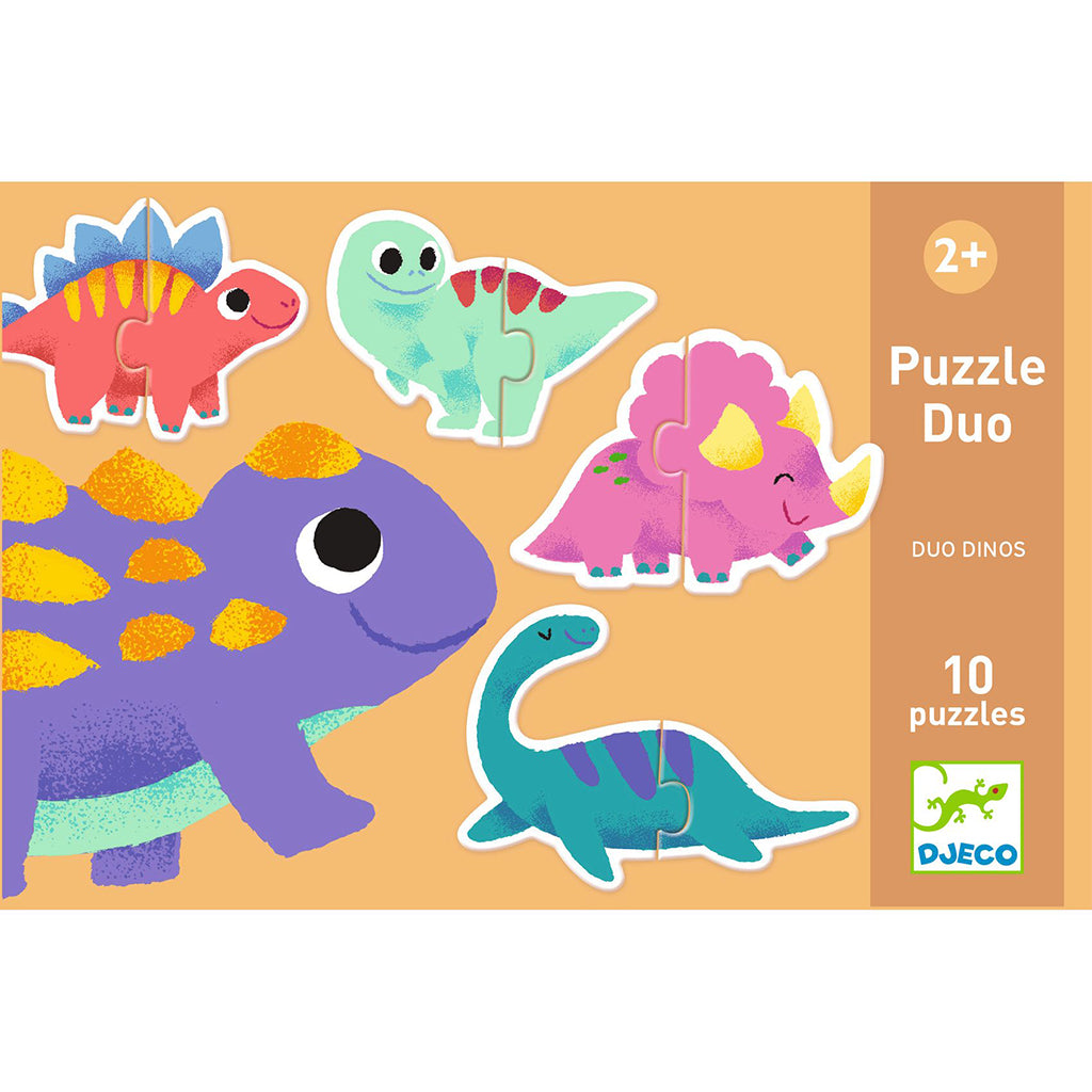 Djeco Puzzle Duo, Dinosaurs