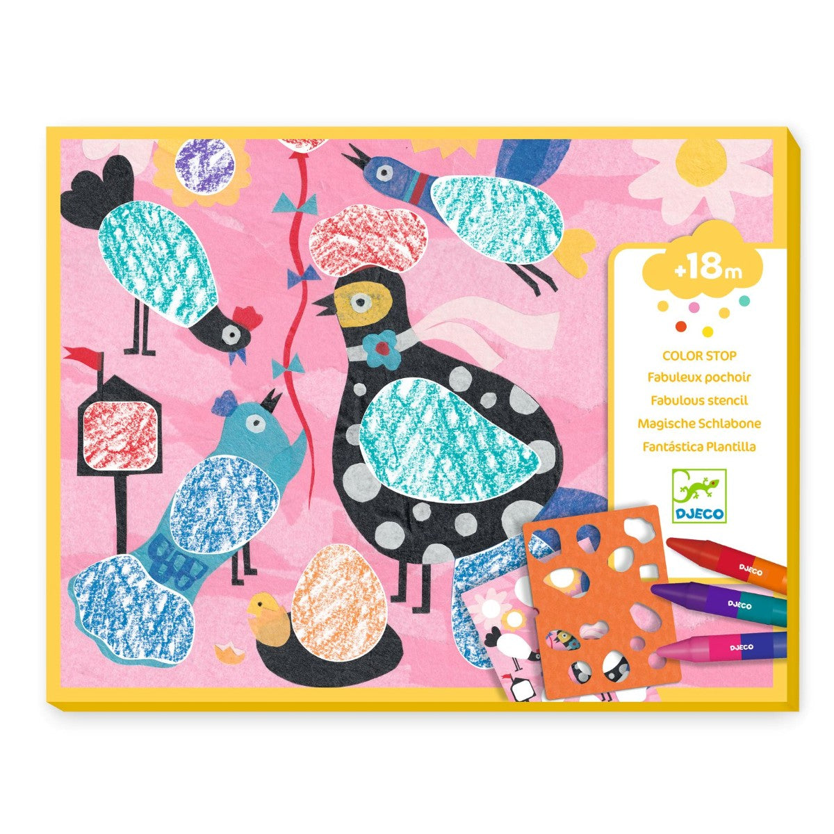 Djeco Farvelæg, Fugle & Co. DJ08993