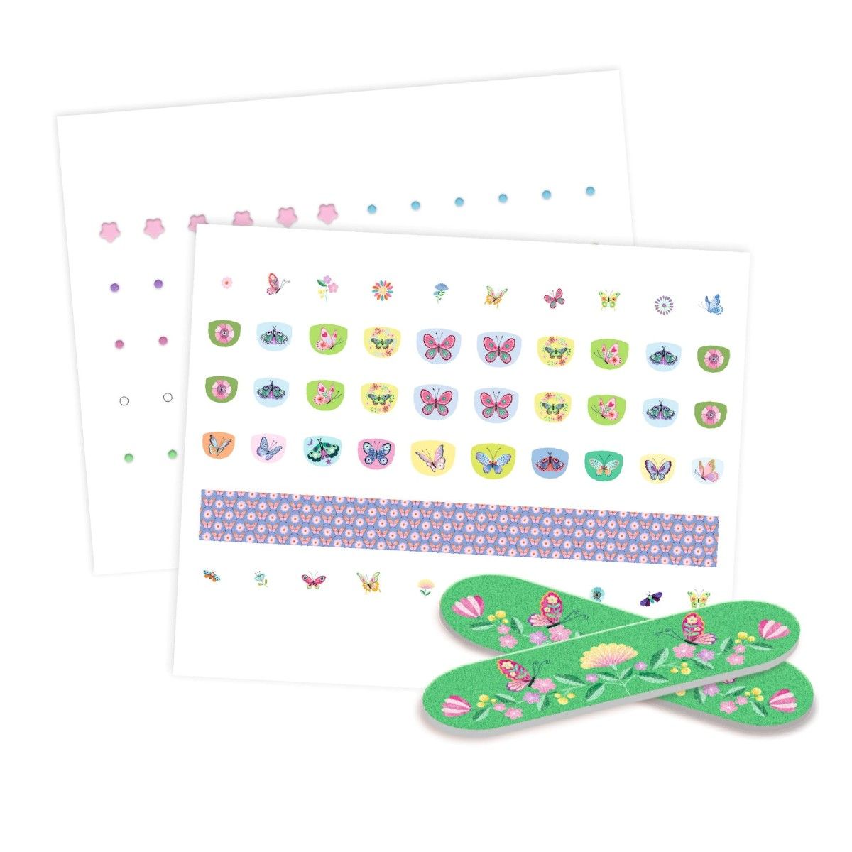 Djeco Nail Stickers, Butterflies